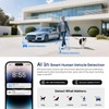 VIKYLIN 4MP PoE IP Camera,DMSS/SmartPss Lite,2.8mm Lens Smart Dual Light