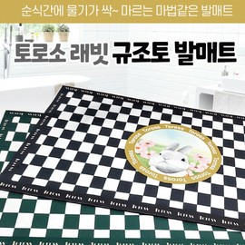 Rabbit Diatomaceous Earth Mat Dream Trading Heracan Acupressure Slippers (Green) - Gift Bag Included 2ea