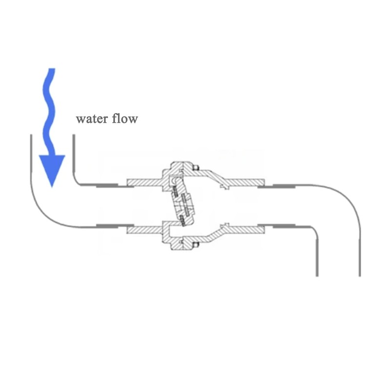 Check Valve Drain Backflow Valve Waste Water Backflow Seal Vertical