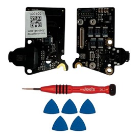 JoesGEcom OEM Original Headphone 3.5mm Jack Audio Board for MacBook Air 13.3 Inch M1 (Released in 2020) A2337 (923-03672) (820-01929-A) (820-01929-05) (Black) + Bottom Cover Screwdriver Tools - Kit