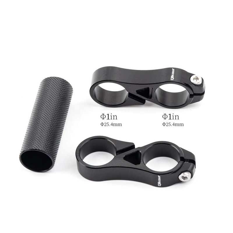 Folding Bike Stem Adjustable Double Stem 1" Handlebar Riser Adapter