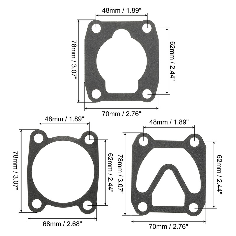 PATIKIL Pad Air Compressor Valve Plate Kit, Paper Replacement Compressor