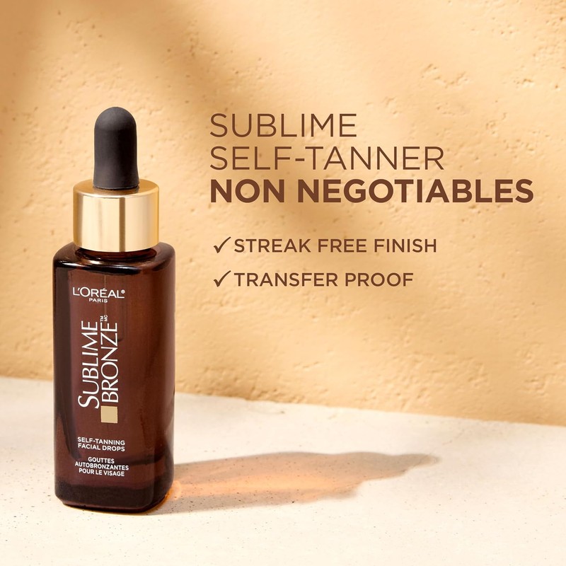 L'OREAL PARIS - Gotas Autobronceadoras Faciales con Ácido Hialurónico, 1