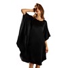100% Pure Mulberry Silk Batwing Tunic Dress/Luxury Nightgown Plus Size
