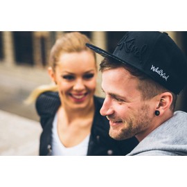 Nebelkind Rec Cassette Unisex Snapback Cap, Black, One Size