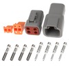 eMagTech 1 Set DTP Series 4-Pin Waterproof Connector DTP04-4P DTP06-4S