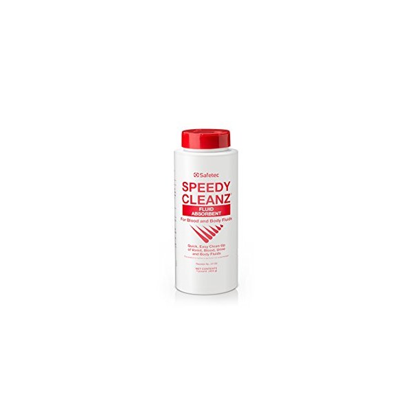Safetec Speedy Cleanz Fluid Absorbant 16oz. Shaker Top Bottle (for Urine, Vomit and Body Fluid Spills)
