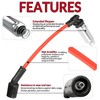 41-110 Iridium Spark Plug M8-48322 Spark Plug Wires for Subrban