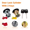 Kekadmai Door Lock Cylinder with 2 Keys Compatible with 1996-2004