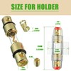 SIGANDG 4-8 Gauge AWG in-line Fuse Holder with 60A AGU