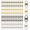 100 Pieces Swivel Key Ring Keychain Connectors, Double Ended Swivel