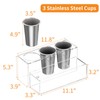 NIUBEE Hair Tool Organizer, Acrylic Hair Dryer and Styling Holder,