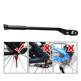 4X Carbon Fibre Quick Release Road Bicycle Side Kickstand Bicycle Mountain Bike Support Kick Stand Foot Brace