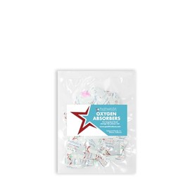 PackFreshUSA: 25 pack - 30cc Oxygen Absorber Packs - Food Grade - Non-Toxic - Food Preservation - Long-Term Food Storage Guide Included