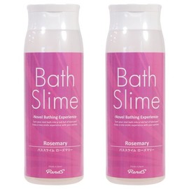 Bath Slime Rosemary 10.1 fl oz (300 ml), Set of 2, Bath Salts, Bath Lotion
