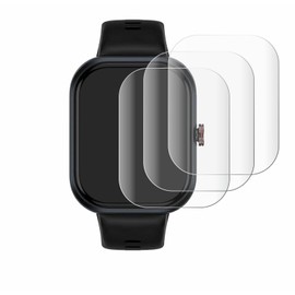 Savvies (4 Pack Full-Screen Protection Film compatible with Honor Choice Connected Watch Full Cover Screen Protector 3D Curved [Edge to Edge]