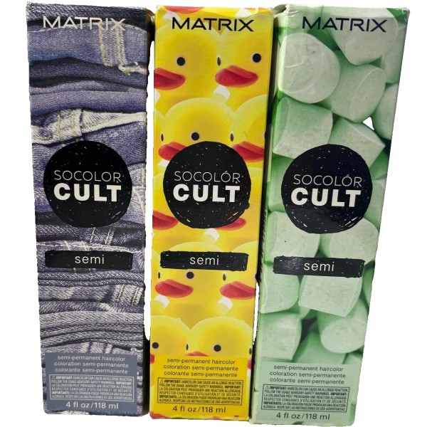 Matrix 3 MIXED MATRIX CULT SEMI PERM COLOR STONEWASHED DENIM