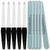 Pingispower Nail Files and Buffers Set - 10PCS Double-Sided Washable