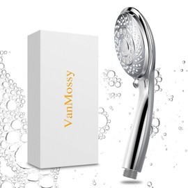 Shower Flower 2025 Re-evolved, Worldwide Attention, VanMossy SUPER BUBBLE Shower Head, Water Saving Shower, Ultra Fine Light Bubble, Unique Bubble, Advanced Shower Head, Adjustable Water Pressure,