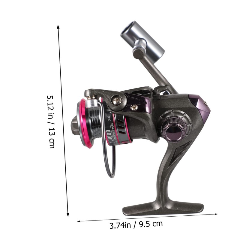 Sosoport 2pcs Portable Fishing Reel Wire Cup Left Right Interchangeable