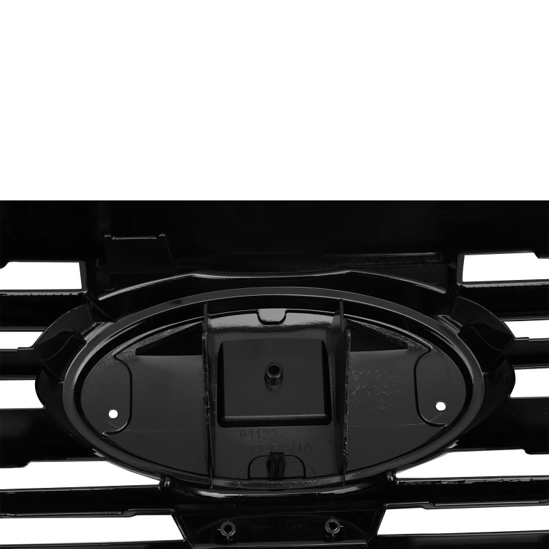 YLT Auto Glossy Black Front Bumper Upper Grille For 2019