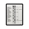 Quartet In/Out Board, 11" x 14", DuraMax Porcelain, In and
