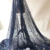 Golden Star Lace Fabric by The Yard Embroidery Stars Moon