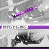 NICECNC Purple Foot Pegs Support Brace with O-Rings Compatible with