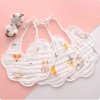 New Arrival Colorful Printing Bamboo Soft Baby Bibs Bamboo Material