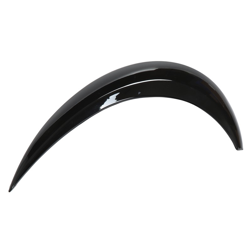 1 Pair Left Right Gloss Black Headlight Eyebrow Cover Trim