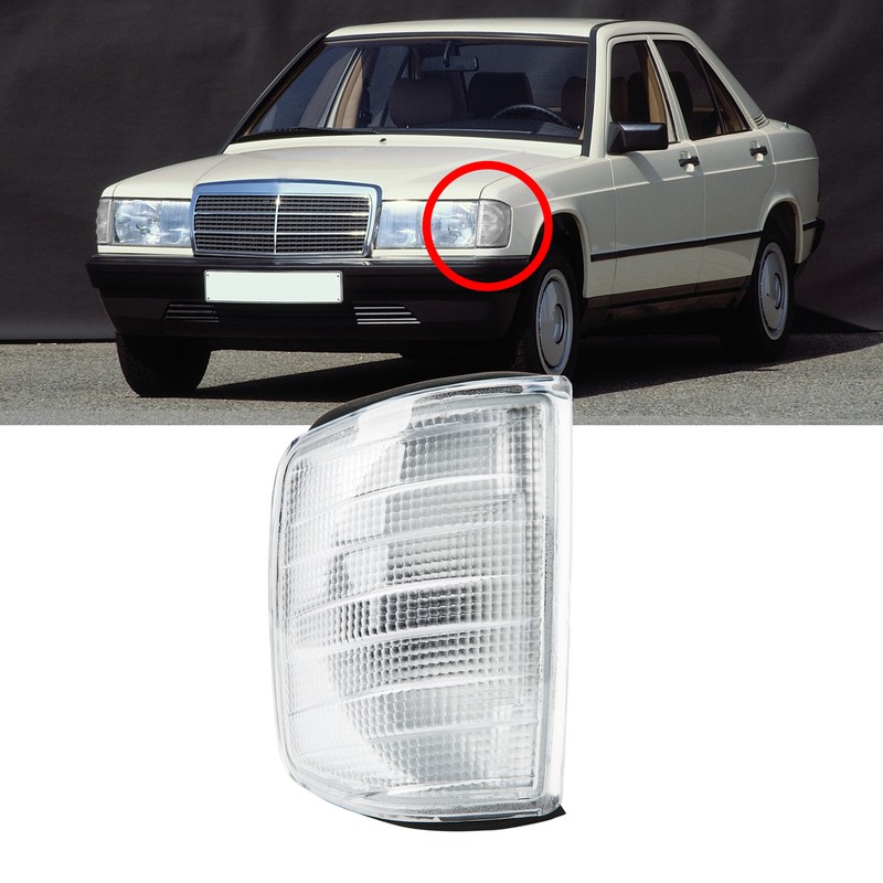 Car Front Corner Light Scratch Resistant Turn Signal Lights Replacement