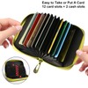ProChosen Credit Card Holder Wallet,RFID Blocking Small Wallets Genuine Leather
