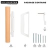 HILLMASTER Patio Sliding Door Handles Replacement Set,Mortise Style Reversible Design