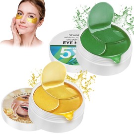 Eye Patches Eye Pads Against Dark Circles Hyaluronic Pads Remove Wrinkles Eye Bags Away Eyebag Hack Eye Patches Eye Mask Anti Ageing Lifting Puffiness Moisturising Eye Cooling Pad Pack of 120