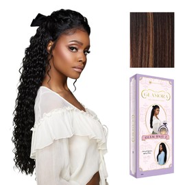 Sensationnel Glamora Lace Front Wigs - Glam Unit 2 13x4 Laceparting Ready to Wear Synthetic Preplucked Hairline Glueless Lacefront (BALAYAGECHOCOLATE)