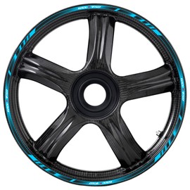 Motorcycle Reflective Rim Tapes Sticker Stripe for Suzuki GSXR750 K1 2000-2003/GSXR750 K4 2004-2005/GSXR750 K8 2008-2010/K11 L6 2011-2019 Rim Wheel Decal Stickers 17 inch (Black and Dark Blue)