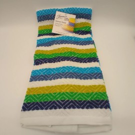 Fiesta NEW Fiesta Logo Blue Kitchen Towel and Matching Oven Mitt Fiestaware