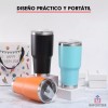 Importeek 5pz Vaso Termo Acero Inoxidable Termico Cafe Portatil 900ml