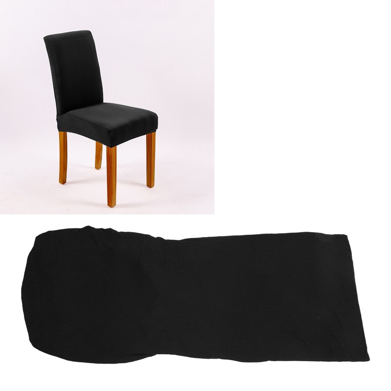 Elastic Stretch Chair Cover Waterproof Plain Color Universal Chair Seat
