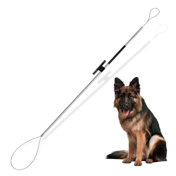 Smarkey 45" Animal Control Pole Dog Catch Rod Noose Holder