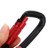 Auto Locking Rock Climbing Carabiner D Shaped Carabiner Yoga Hammock