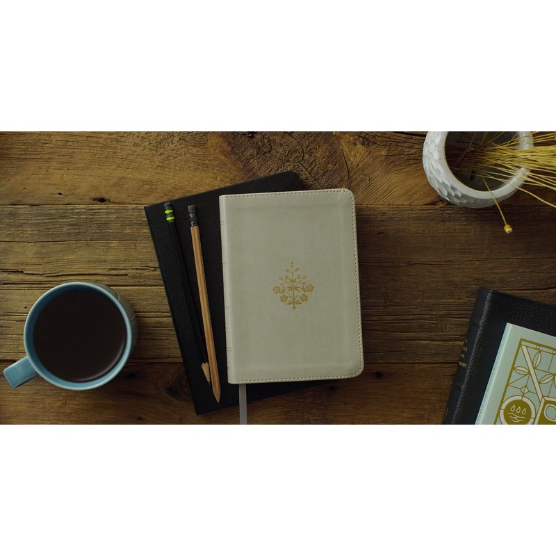 ESV Large Print Compact Bible, Red Letter (TruTone, Stone, Branch