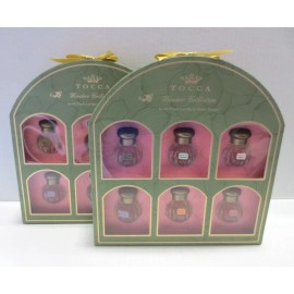 TOCCA WONDERS COLLECTION MINI PERFUME DELUXE SET EDP 6x0.17 OZ BOXED 2PCS LOT
