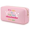 Cheerleading Gifts for Girls Makeup Bag for Cheerleader Cheer Bag