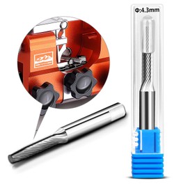 【4.3MM】 Tungsten Carbide Cutter for Medium/Small 11/64" (.325") Pitch Chains,Also Compatible with Medium 3/16″(.325″),Small 5/32″(3/8″ P or Picco, Low Profile) Pitch Chains.