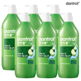 Dentrrol 댄트롤 상쾌한향 프레쉬 애플 샴푸 820ml x6 비듬 두피 피지 케어 대용량 Dentorol Fresh Apple Shampoo 820ml x6 Dandruff Scalp Sebum Care Large Size