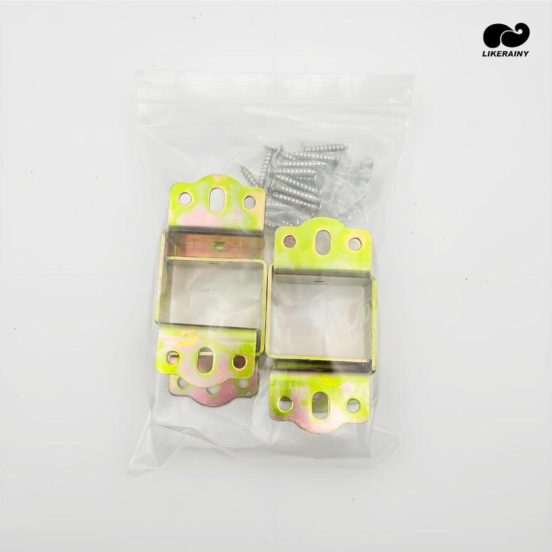 LIKERAINY Centre Support Bed Hinge Rail Brackets Timber Joist Hanger