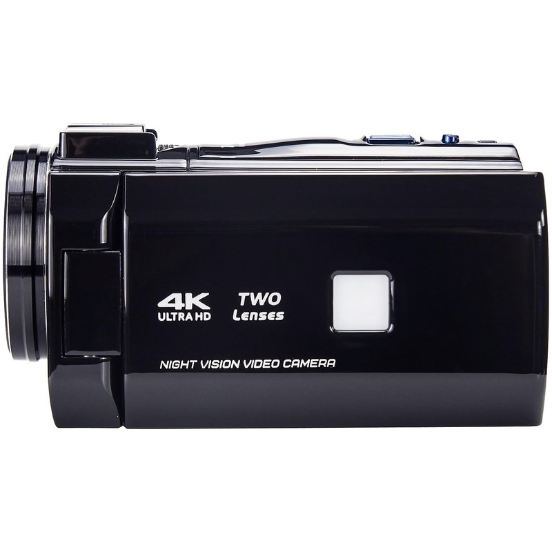 Somikon Videocam: Dual Lens 4K UHD Camcorder with Sony Sensor