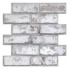 COMSTICKC 3D Faux Brick Wall Panel, Peel and Stick Brick