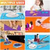 3 Pack Silicone Mats for Crafts, Premium Playdough Mat,A3 Size